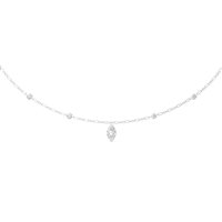 Collana Ama Donna in Oro bianco Diamante Brown AMA-GI-F502-122-1